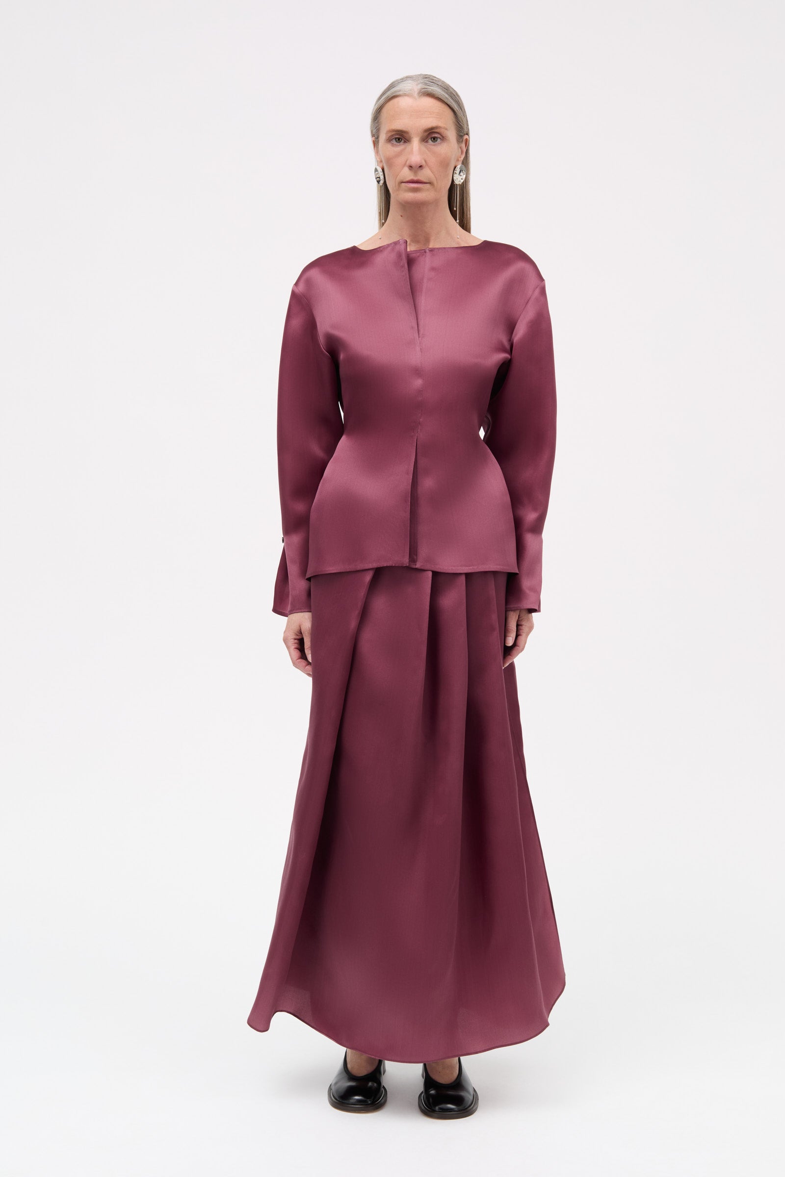 MKDT Studio Bemma-atelier Silk Blouses BERRY
