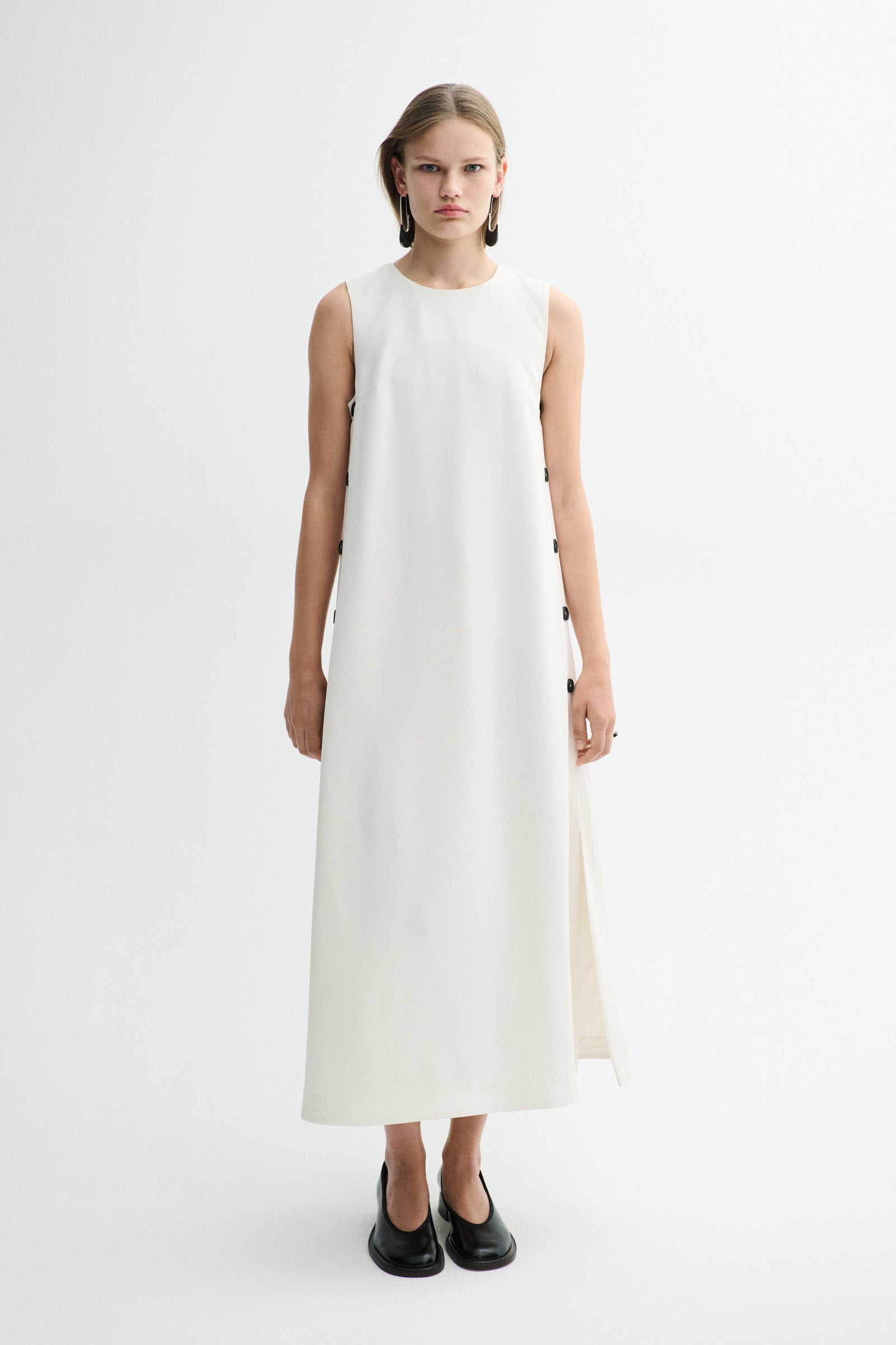 MKDT Studio DANNA CREPE GEORGETTE Dresses IVORY
