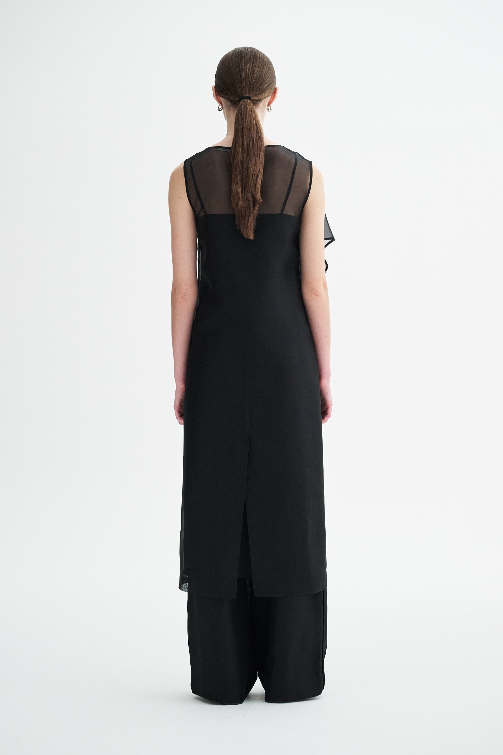 MKDT Studio DASHIKO SILK ORGANZA Dresses BLACK QUARTZ