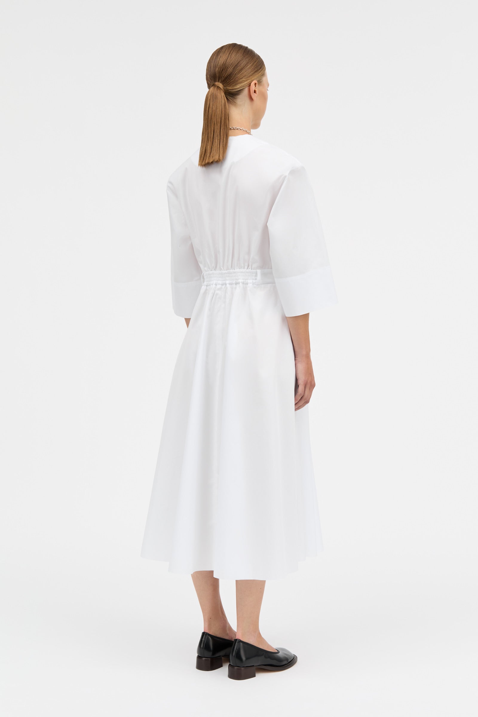 MKDT Studio DENILLA MKDT SIGNATUREPOPLIN Dresses WHITE