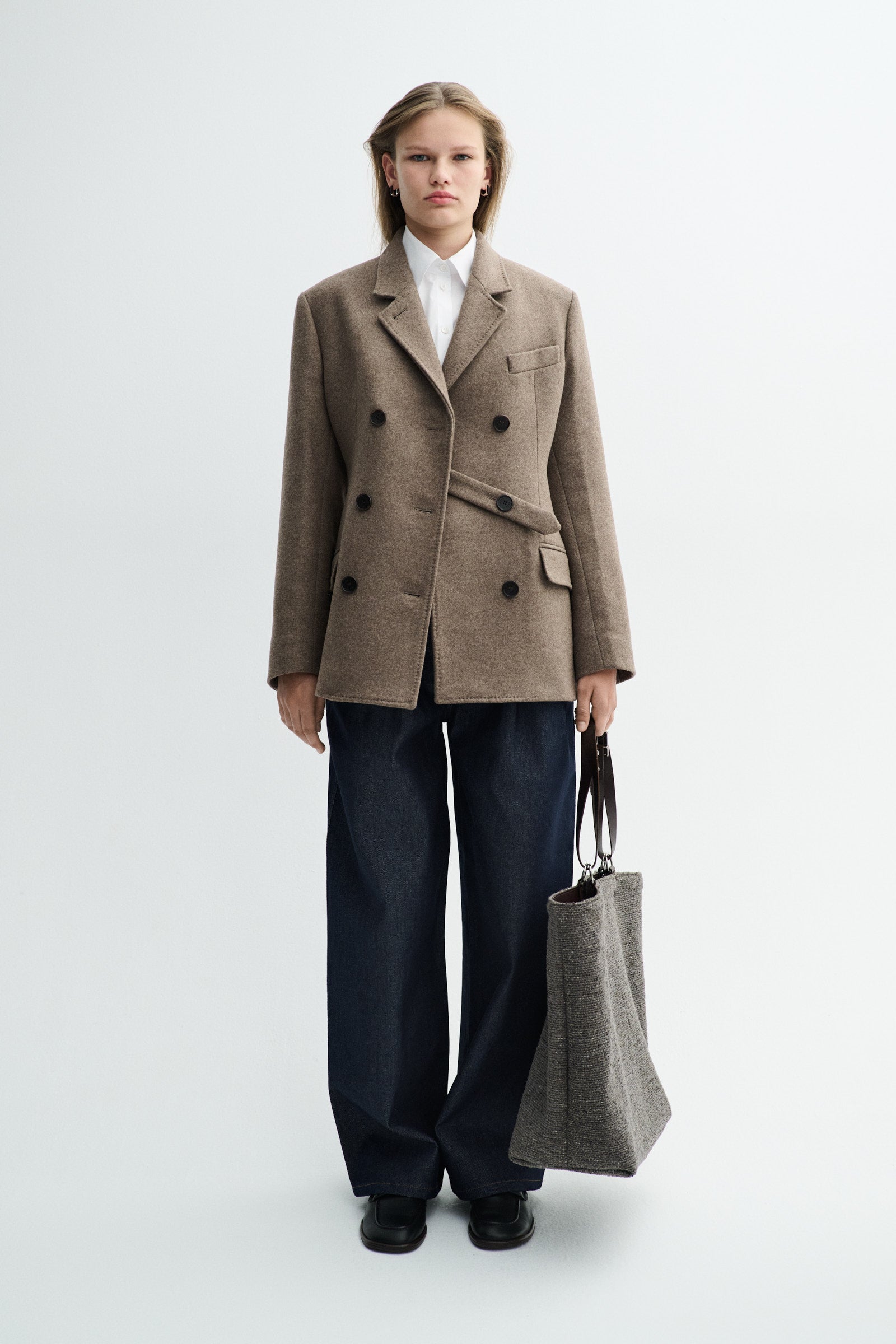 MKDT Studio JONI WOOL BLEND Jackets TAUPE