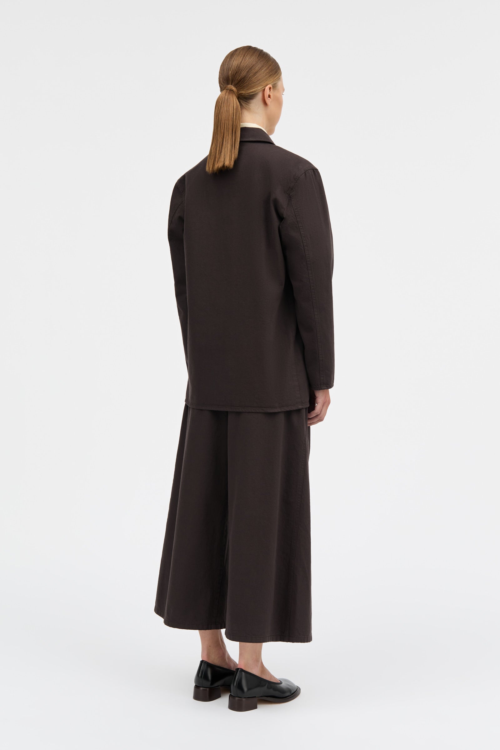 MKDT Studio JORDANA COTTON TWILL Jackets DARK BROWN