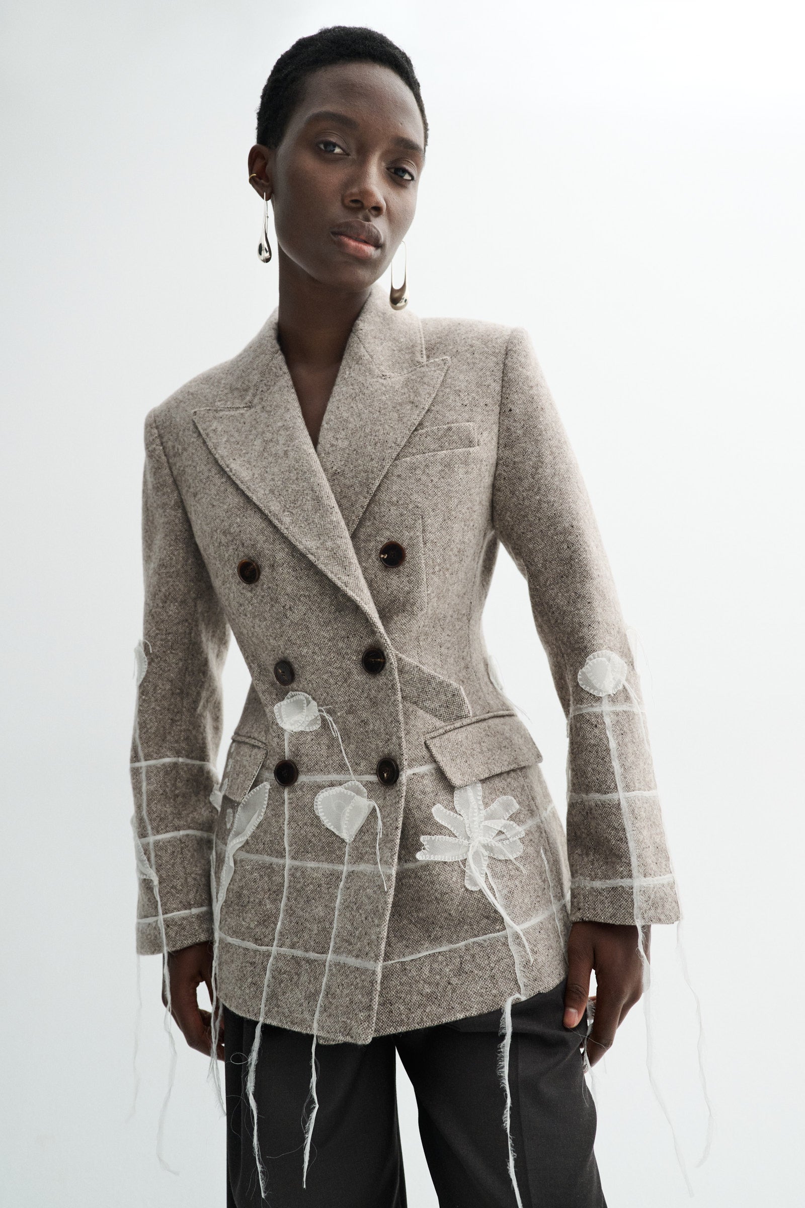 MKDT Studio JULIANA-ATELIER GRAIN WOOL Jackets BARK