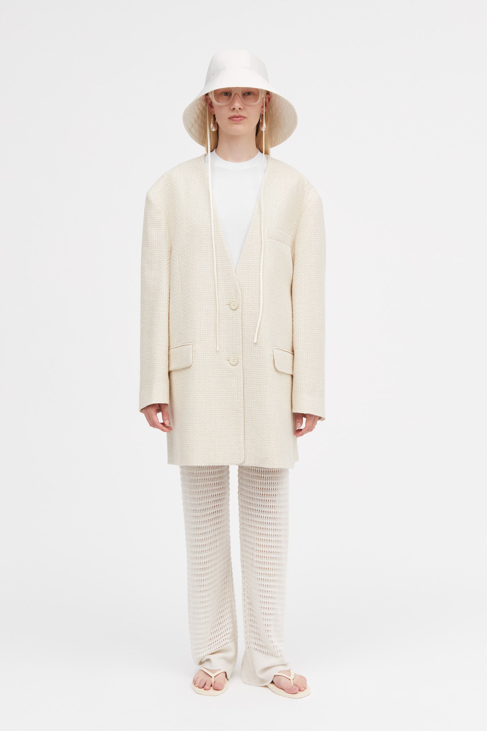 Mark Kenly Domino Tan Jamuhna Check Tweed Jackets NATURAL