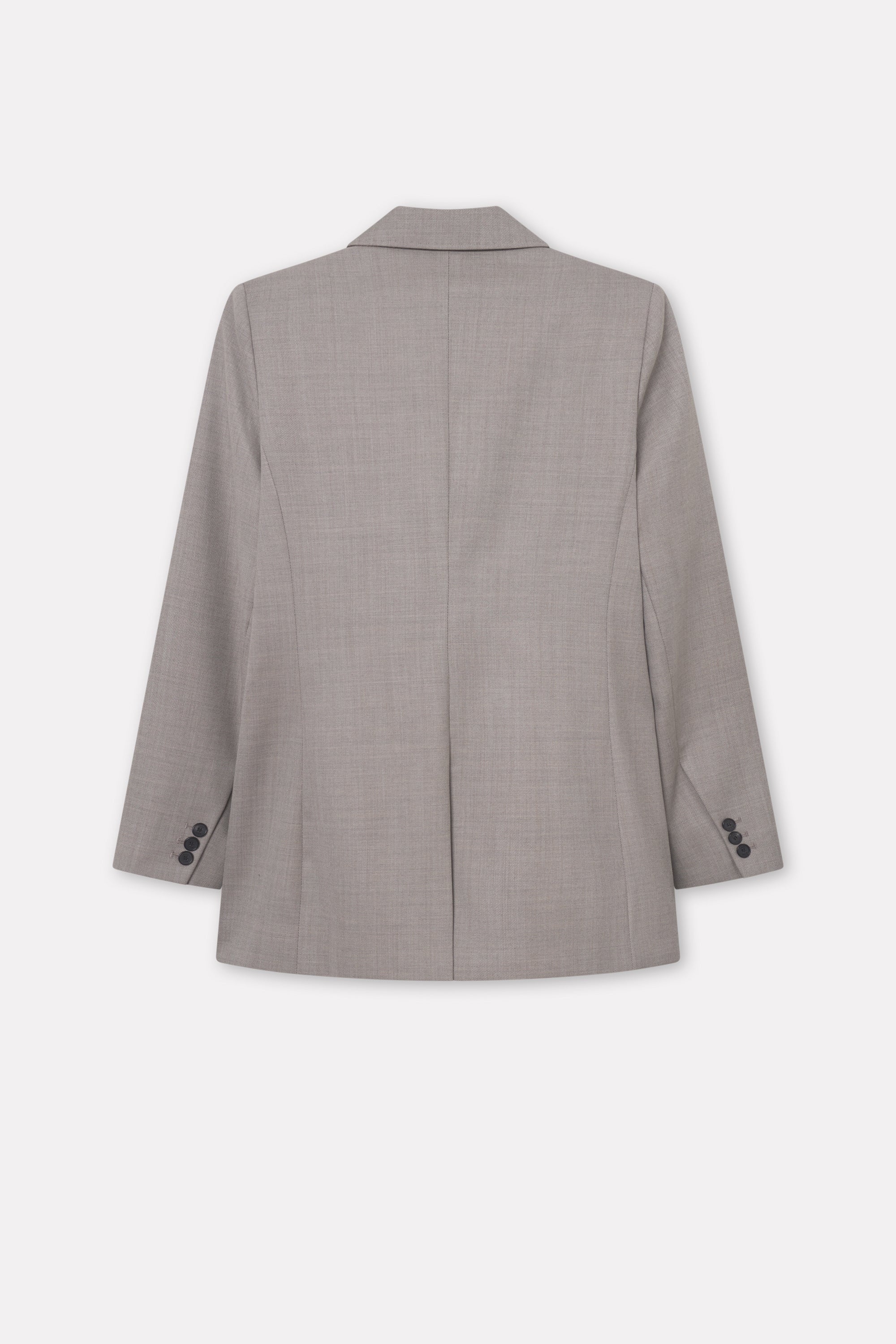 Mark Kenly Domino Tan Jeana Eco Wool Twill Jackets EUCALYPTUS