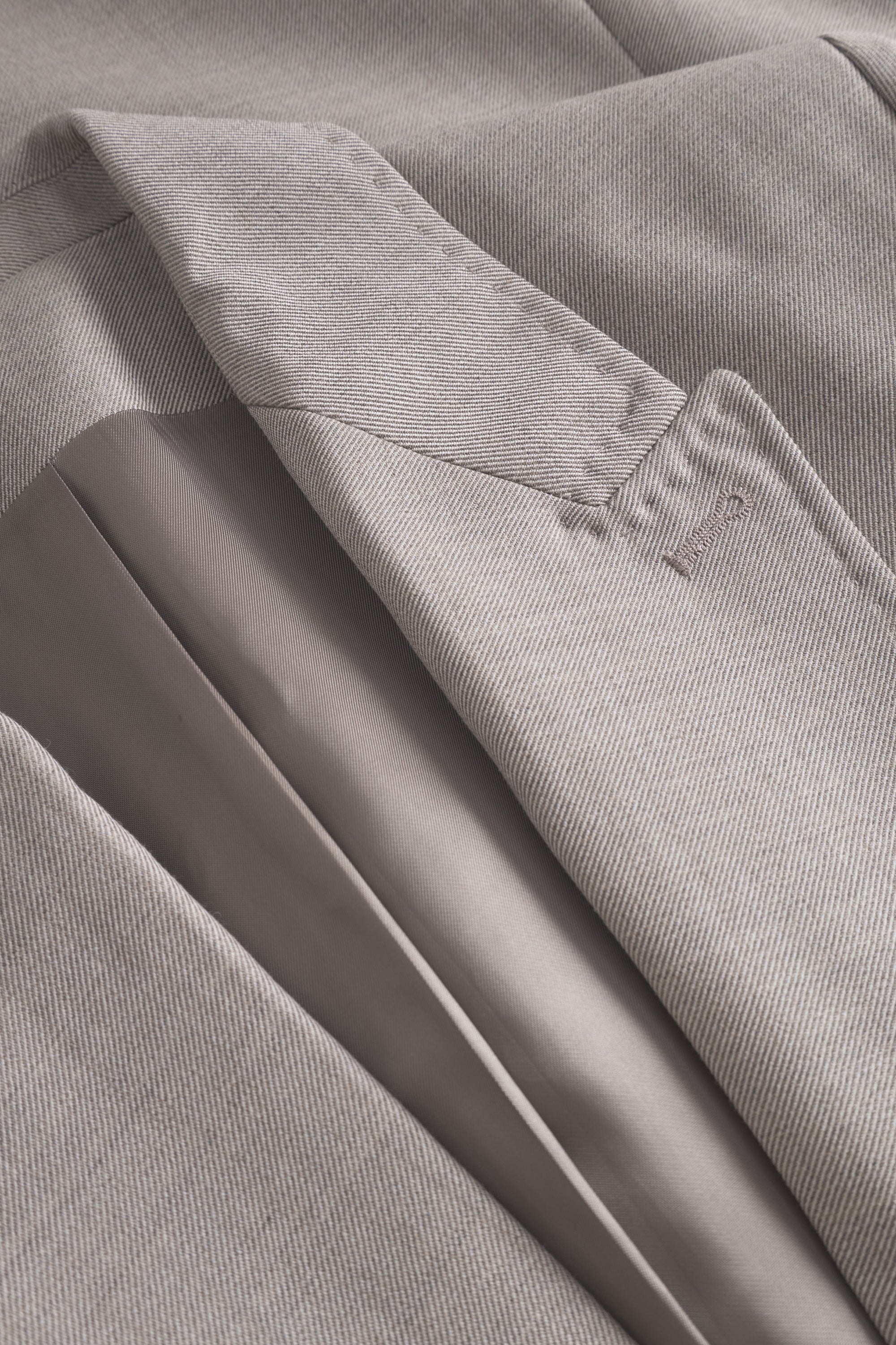 Mark Kenly Domino Tan Jeana Eco Wool Twill Jackets EUCALYPTUS