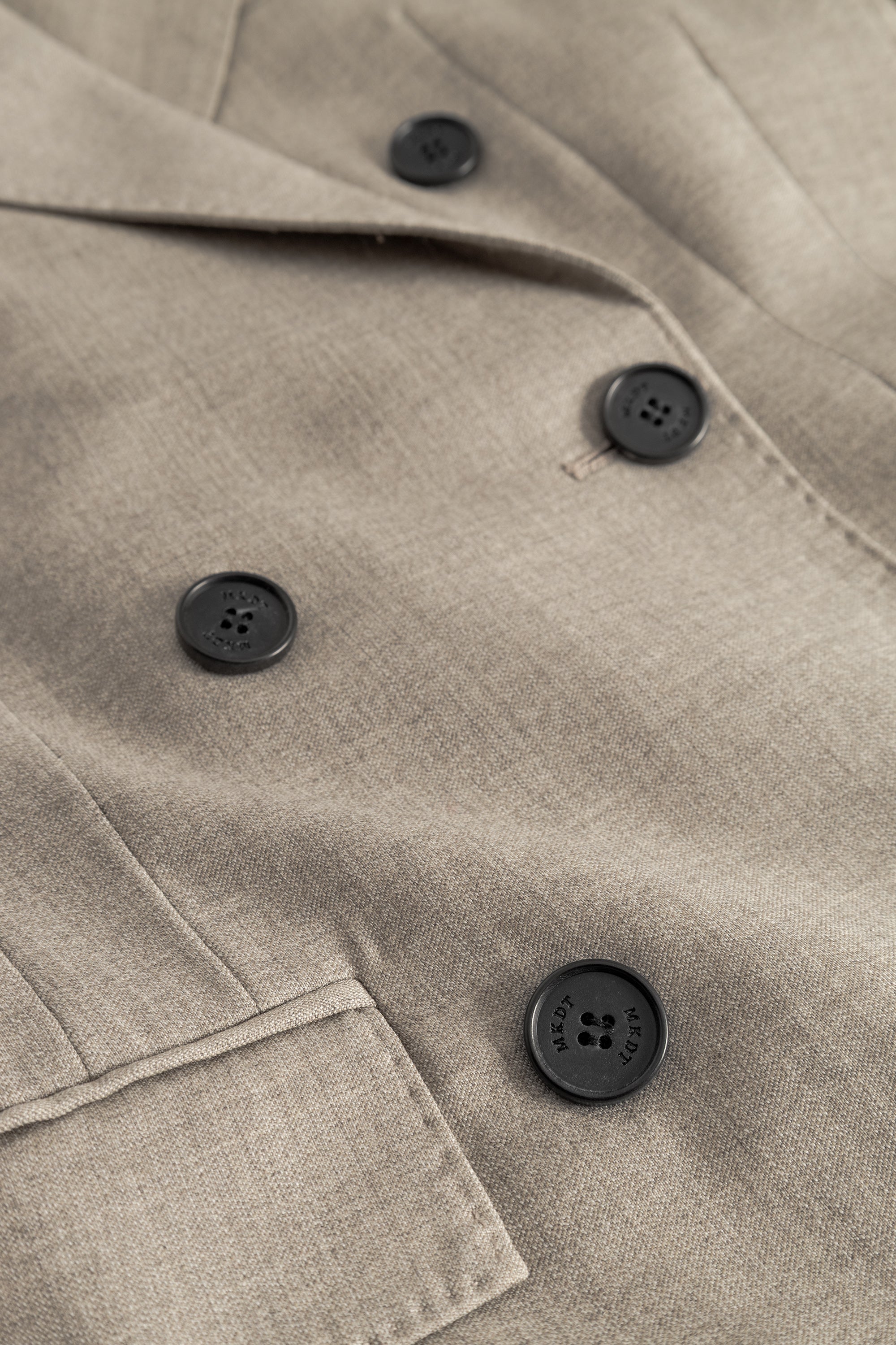 MKDT Studio Juliana Light Wool Jackets SAND