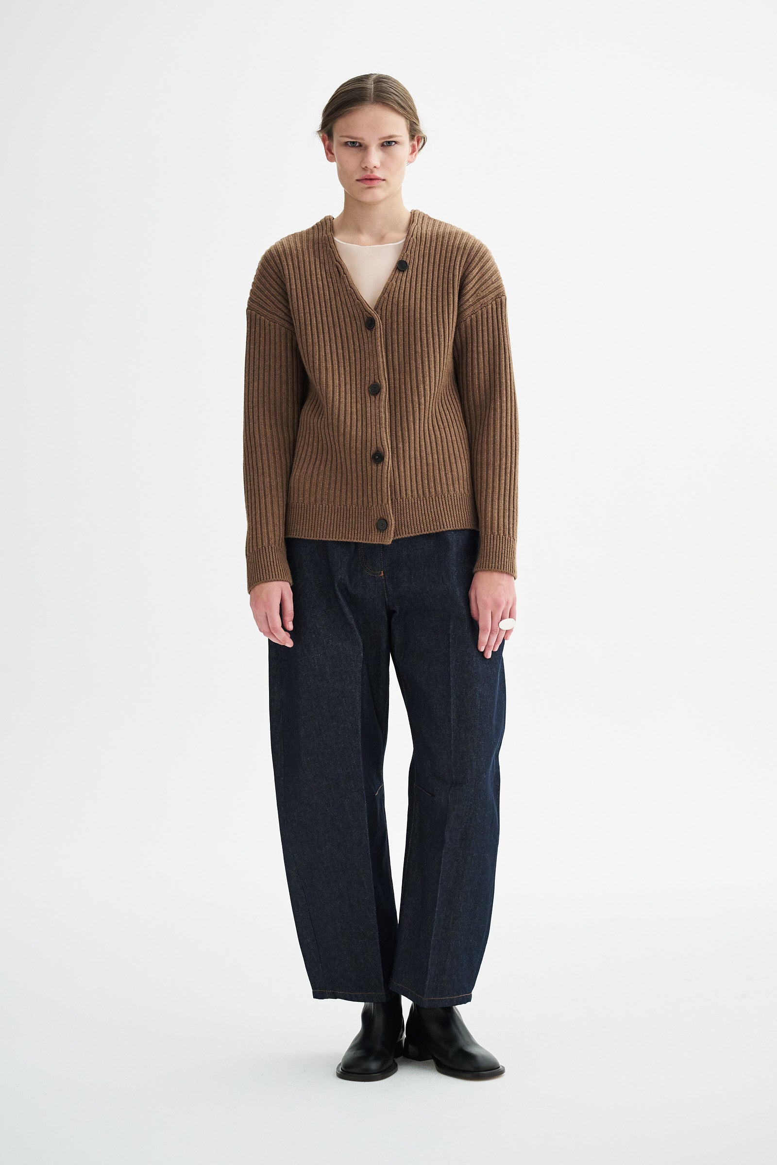 MKDT Studio KATHENA MERINO Sweater WALNUT