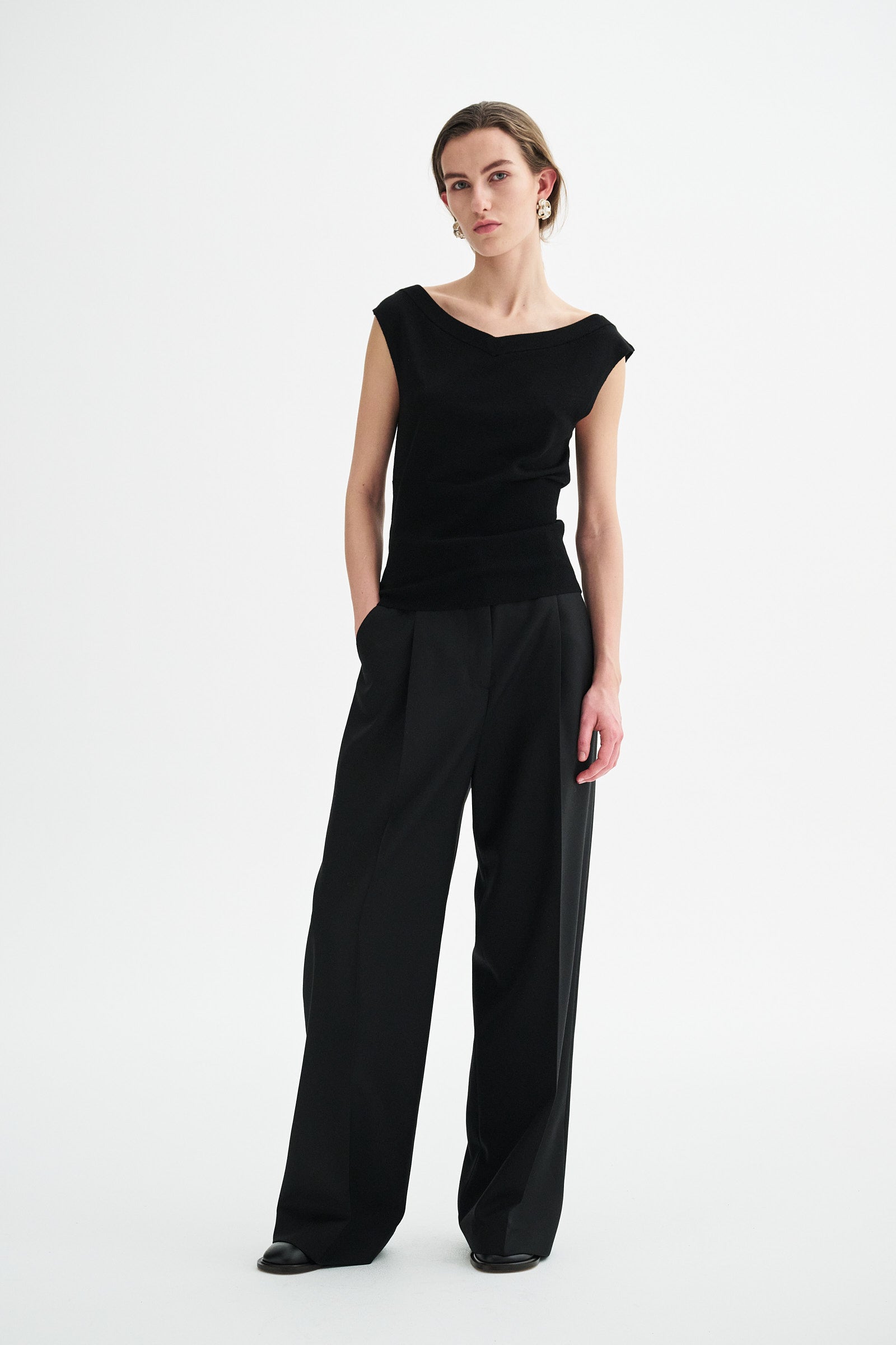 MKDT Studio KISHI MERINO Shirts BLACK