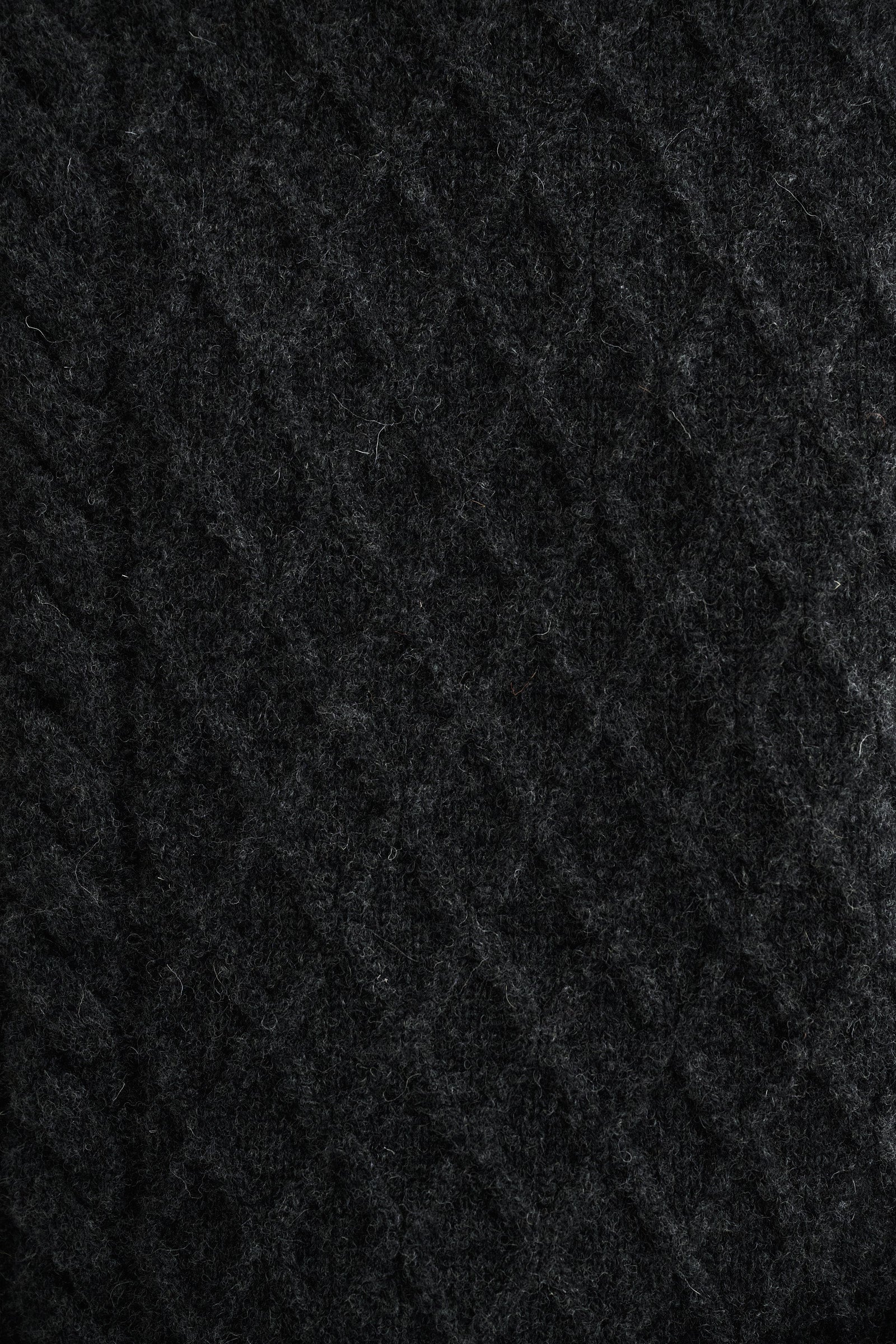 MKDT Studio KORO RAW WOOL Sweater GREY MELANGE