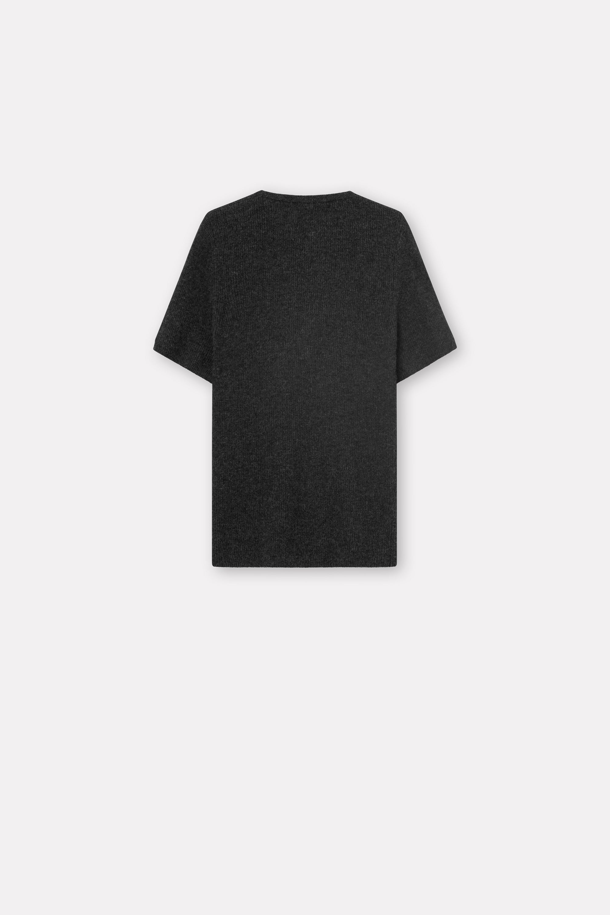 Mark Kenly Domino Tan Kamala Cashmere T-Shirts CHARCOAL