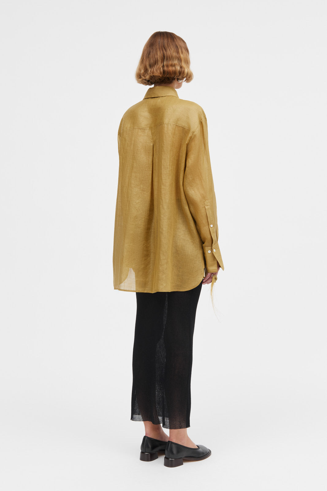 Mark Kenly Domino Tan Koshi Thin Knit Skirts BLACK