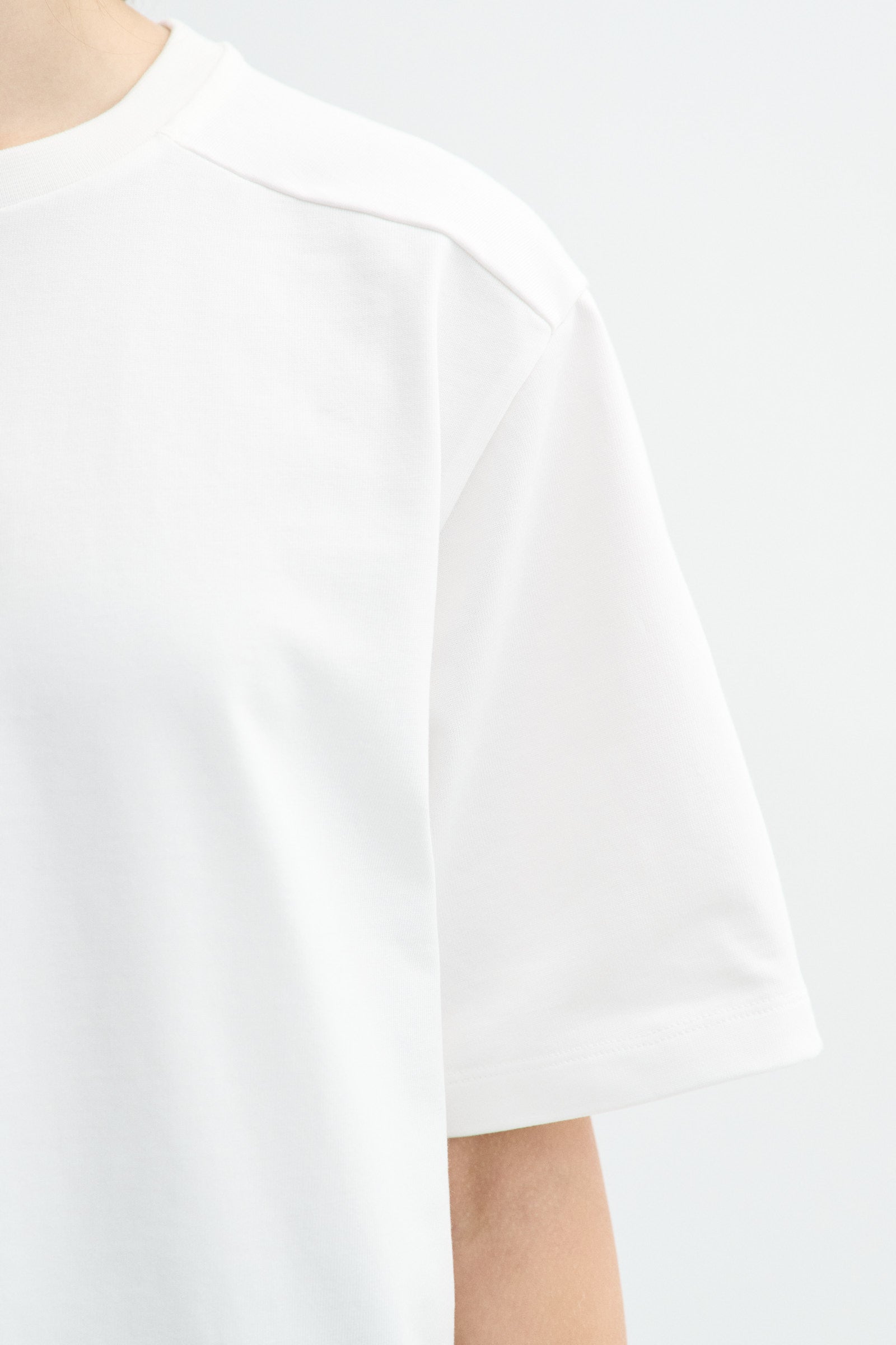 MKDT Studio LEO HEAVY JERSEY COTTON T-Shirts WHITE