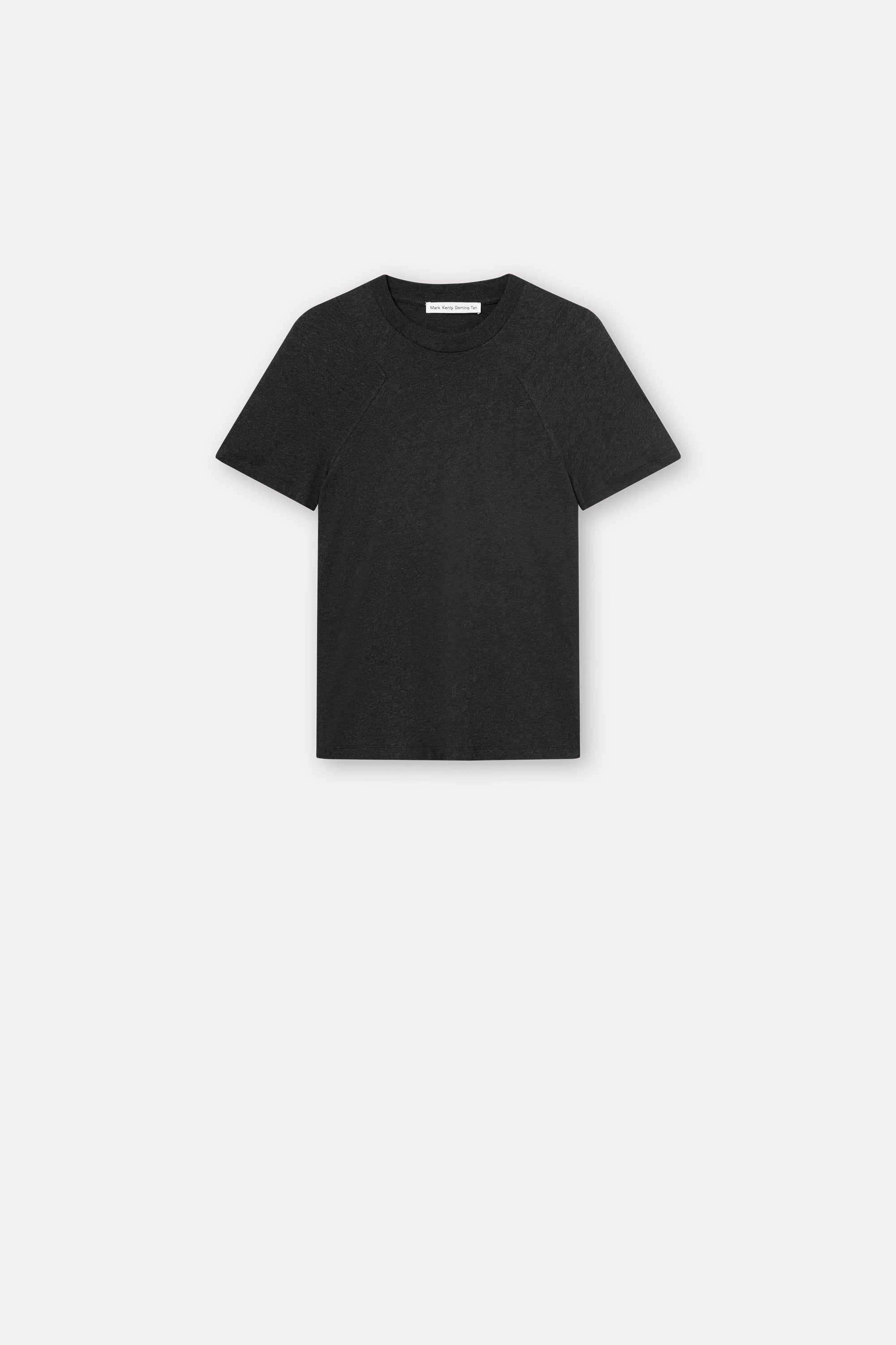 MKDT Studio Laia Cotton Jersey T-Shirts DARK GREY MELANGE