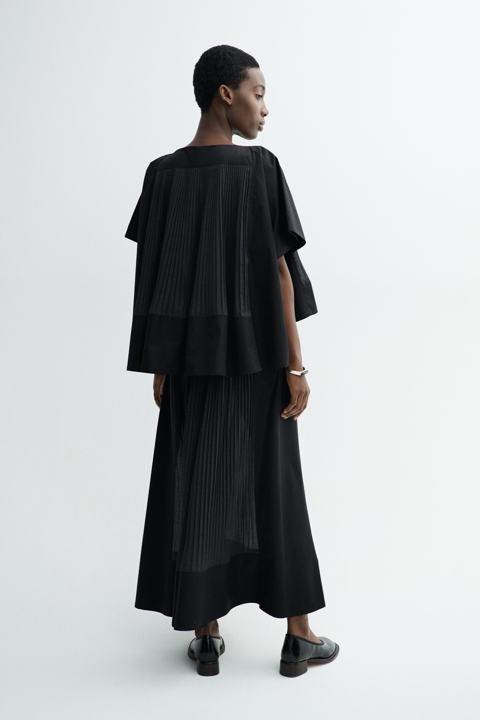 MKDT Studio NANNEL COTTON POPLIN Skirts BLACK