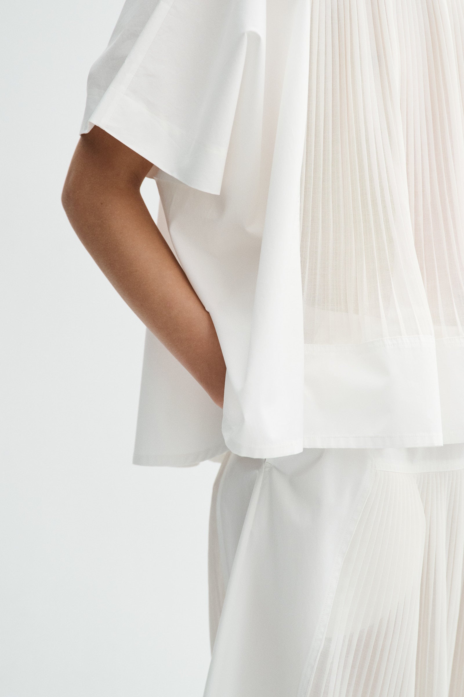 MKDT Studio NANNEL COTTON POPLIN Skirts WHITE