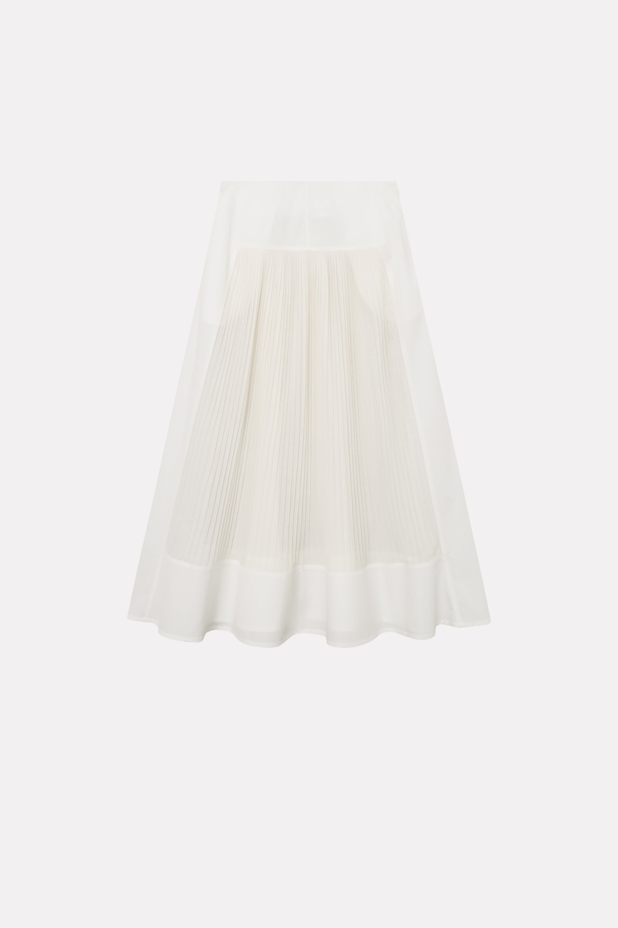 MKDT Studio NANNEL COTTON POPLIN Skirts WHITE