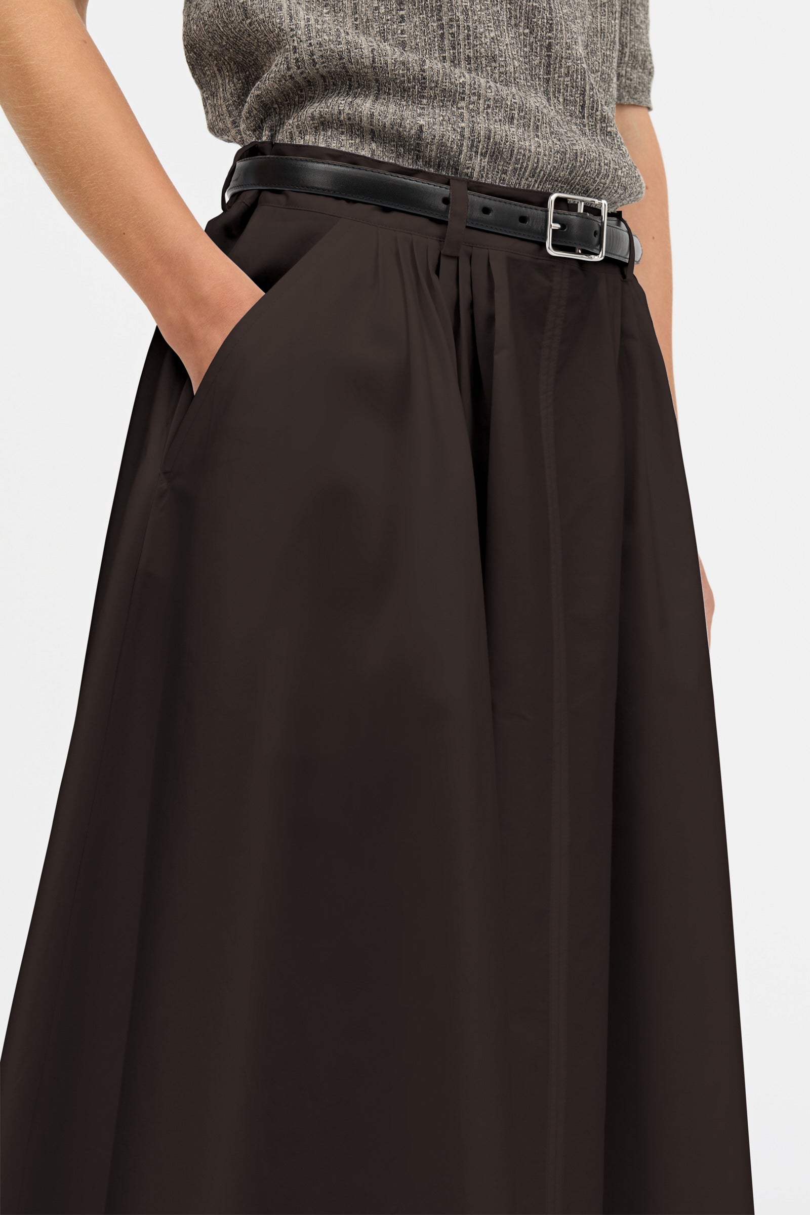 MKDT Studio NOVO MKDT SIGNATUREPOPLIN Skirts AFTER DARK