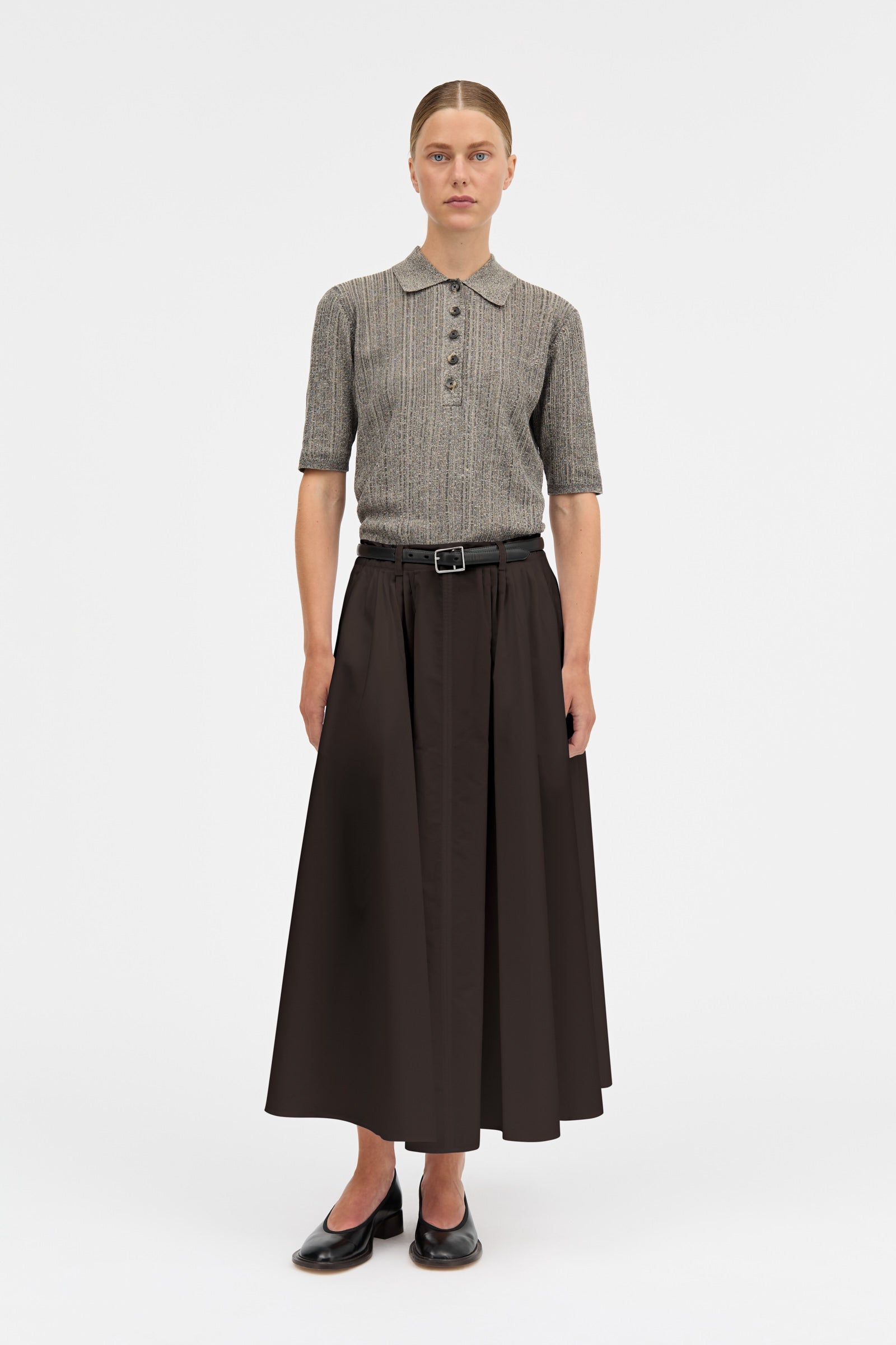 MKDT Studio NOVO MKDT SIGNATUREPOPLIN Skirts AFTER DARK