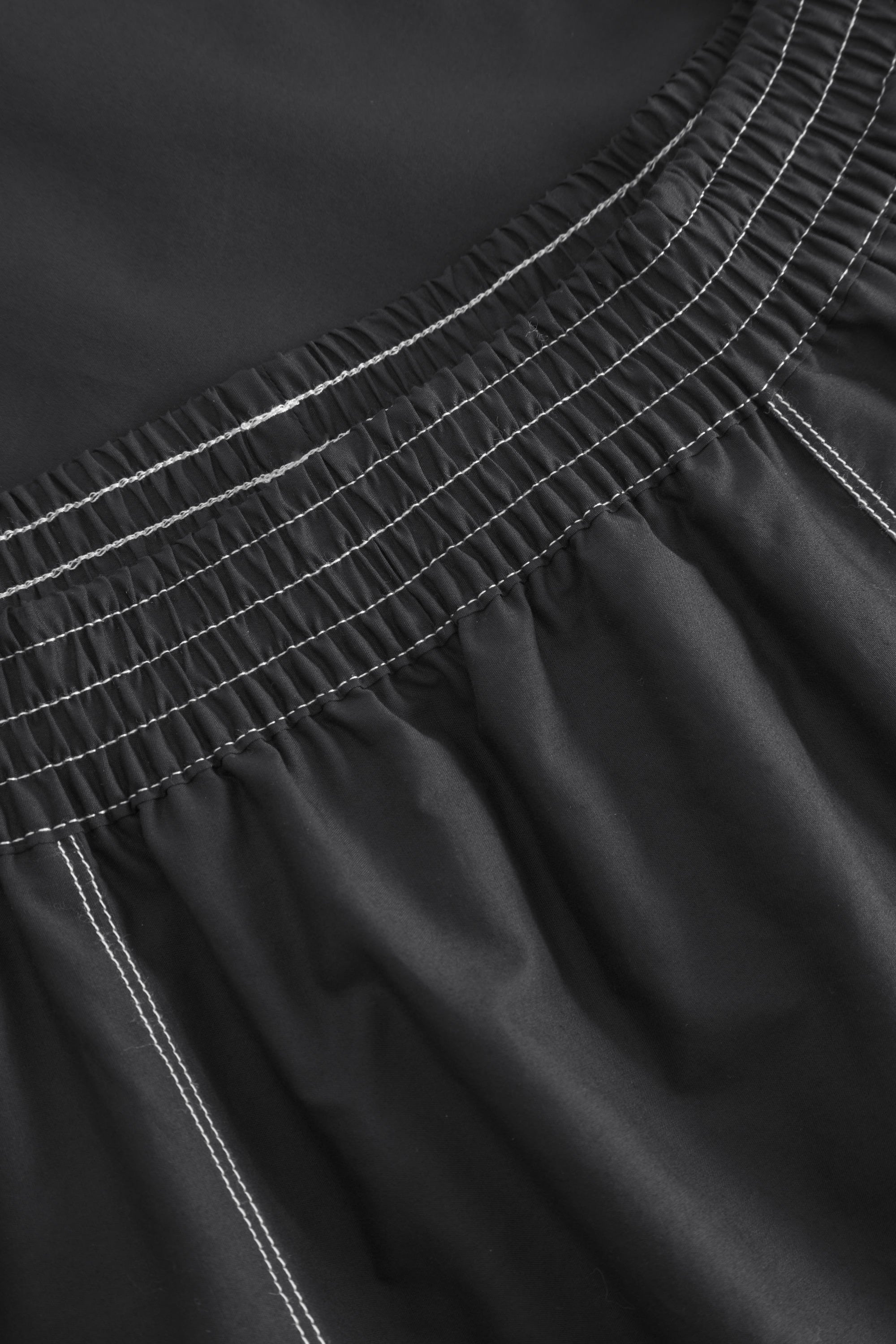 Mark Kenly Domino Tan Nanda Sheer Cotton Skirts BLACK