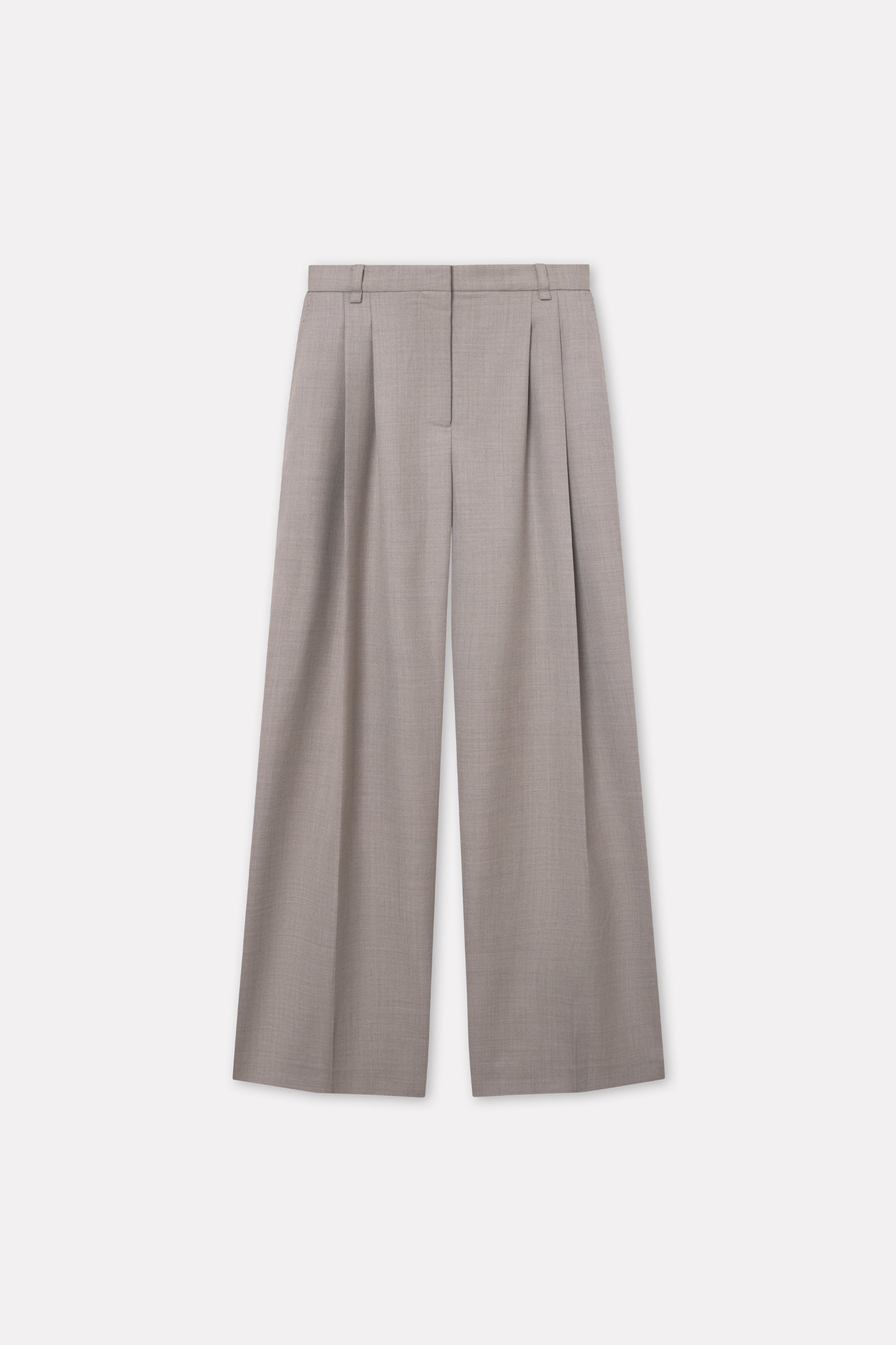 Mark Kenly Domino Tan Portlyn Eco Wool Twill Pants EUCALYPTUS