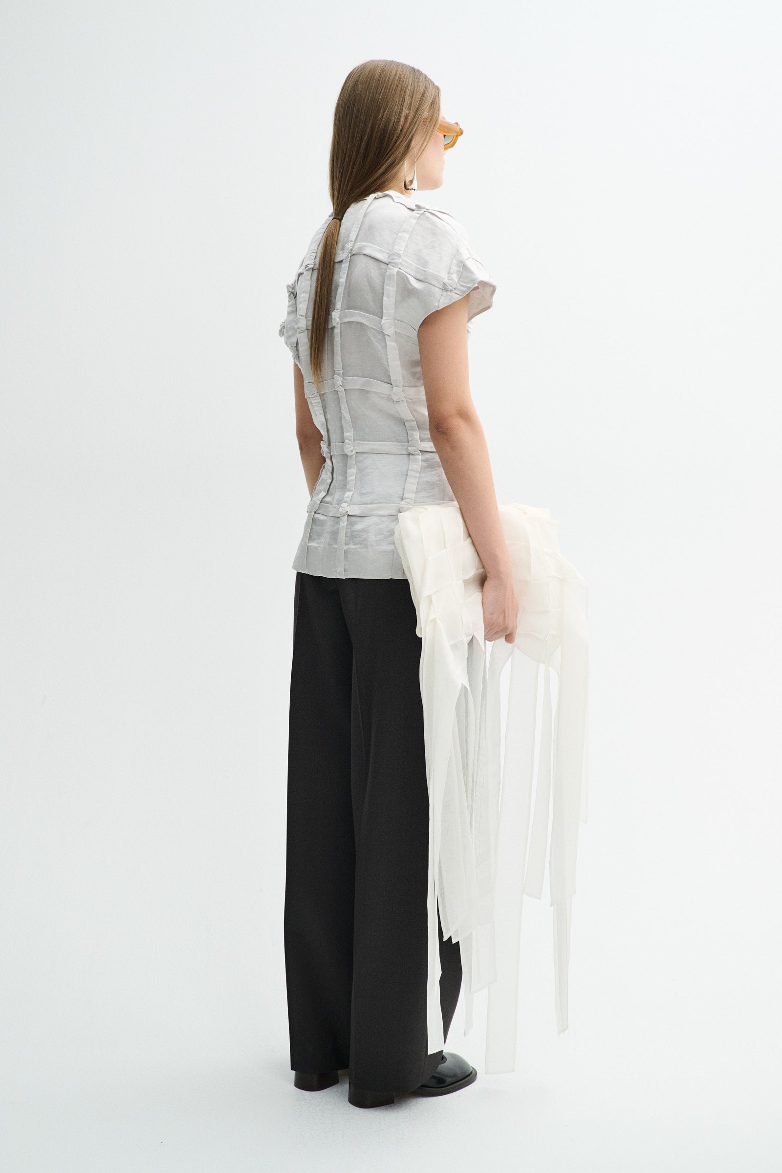 MKDT Studio TOULOUSE-ATELIER LINEN SILK BLEND Shirts LIGHT GREY