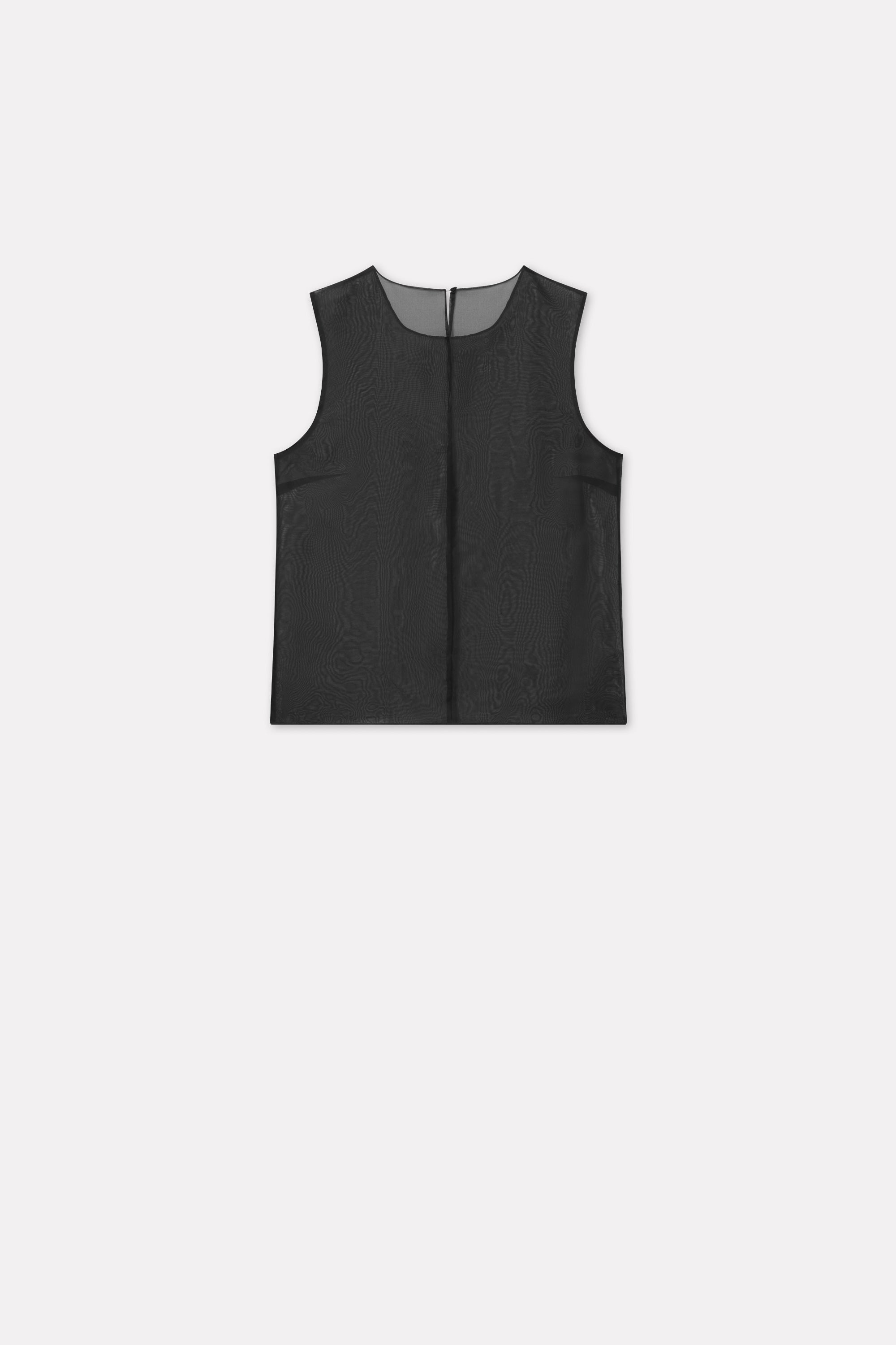 Mark Kenly Domino Tan Tove-atelier Organza Shirts BLACK