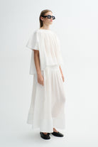 MKDT Studio BEBEL COTTON POPLIN Shirts WHITE