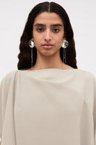 MKDT Studio Belinda Crepe Georgette Blouses SAND