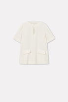 MKDT Studio Betty Crepe Georgette Blouses IVORY