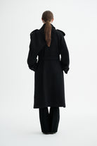 MKDT Studio CICELY TWO LAYERED WOOL Coats BLACK