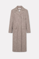Mark Kenly Domino Tan Callie Structure Wool Blend Coats CINNAMON MELANGE