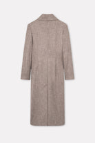 Mark Kenly Domino Tan Callie Structure Wool Blend Coats CINNAMON MELANGE