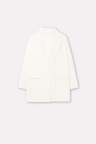 Mark Kenly Domino Tan Carli Crepe Georgette Coats IVORY