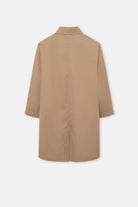 Mark Kenly Domino Tan Cedric Bonded Cotton Coats TAN/NAVY