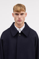 MKDT Studio Christof Two Layered Wool Coats NAVY