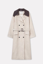 MKDT Studio Cibel Wool Herringbone Coats OAT