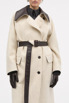 MKDT Studio Cibel Wool Herringbone Coats OAT