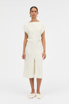 MKDT Studio DANDARA CREPE GEORGETTE Dresses IVORY