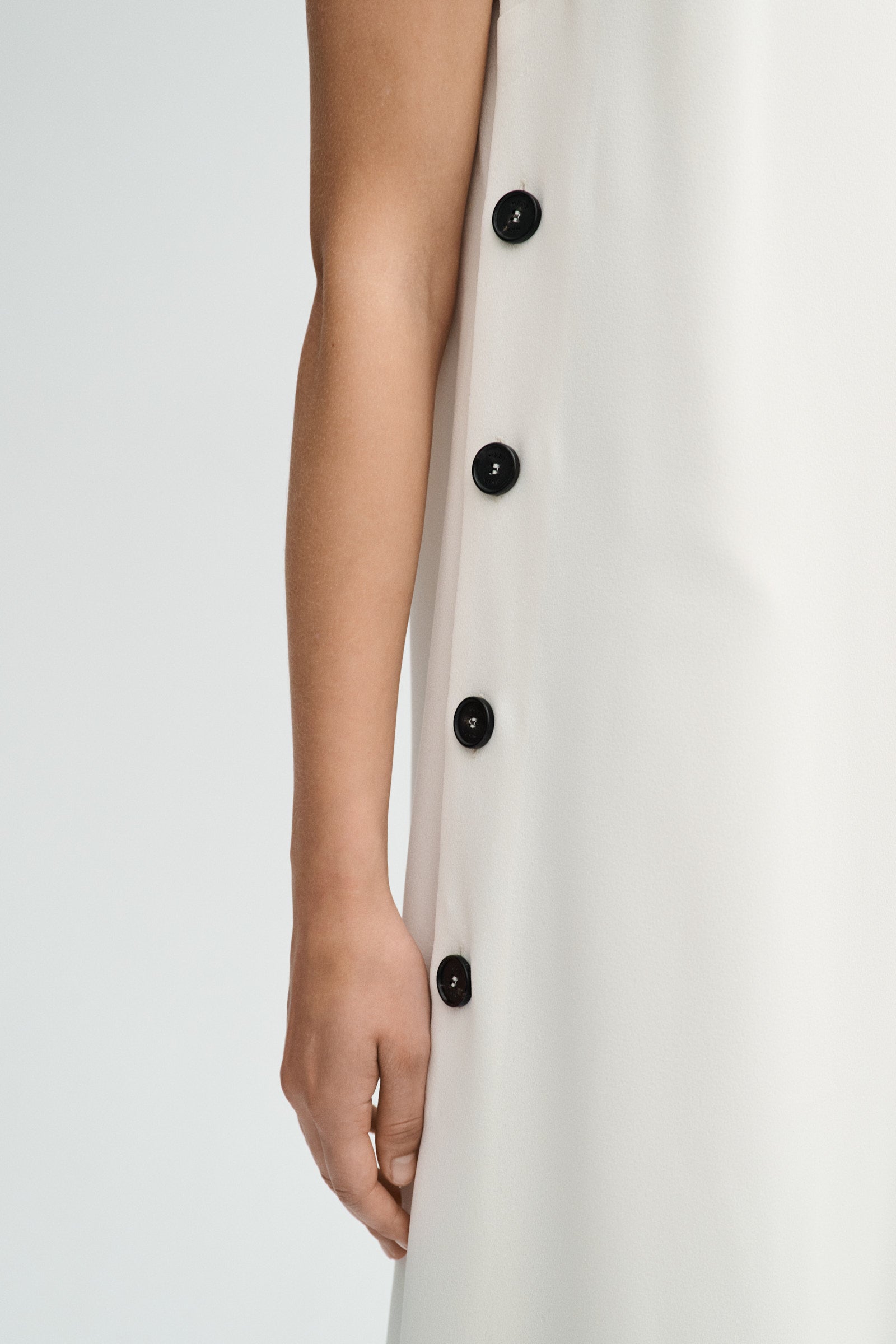 MKDT Studio DANNA CREPE GEORGETTE Dresses IVORY
