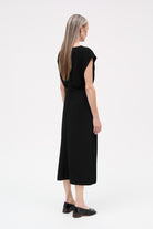 MKDT Studio Dolly Crepe Georgette Dresses BLACK