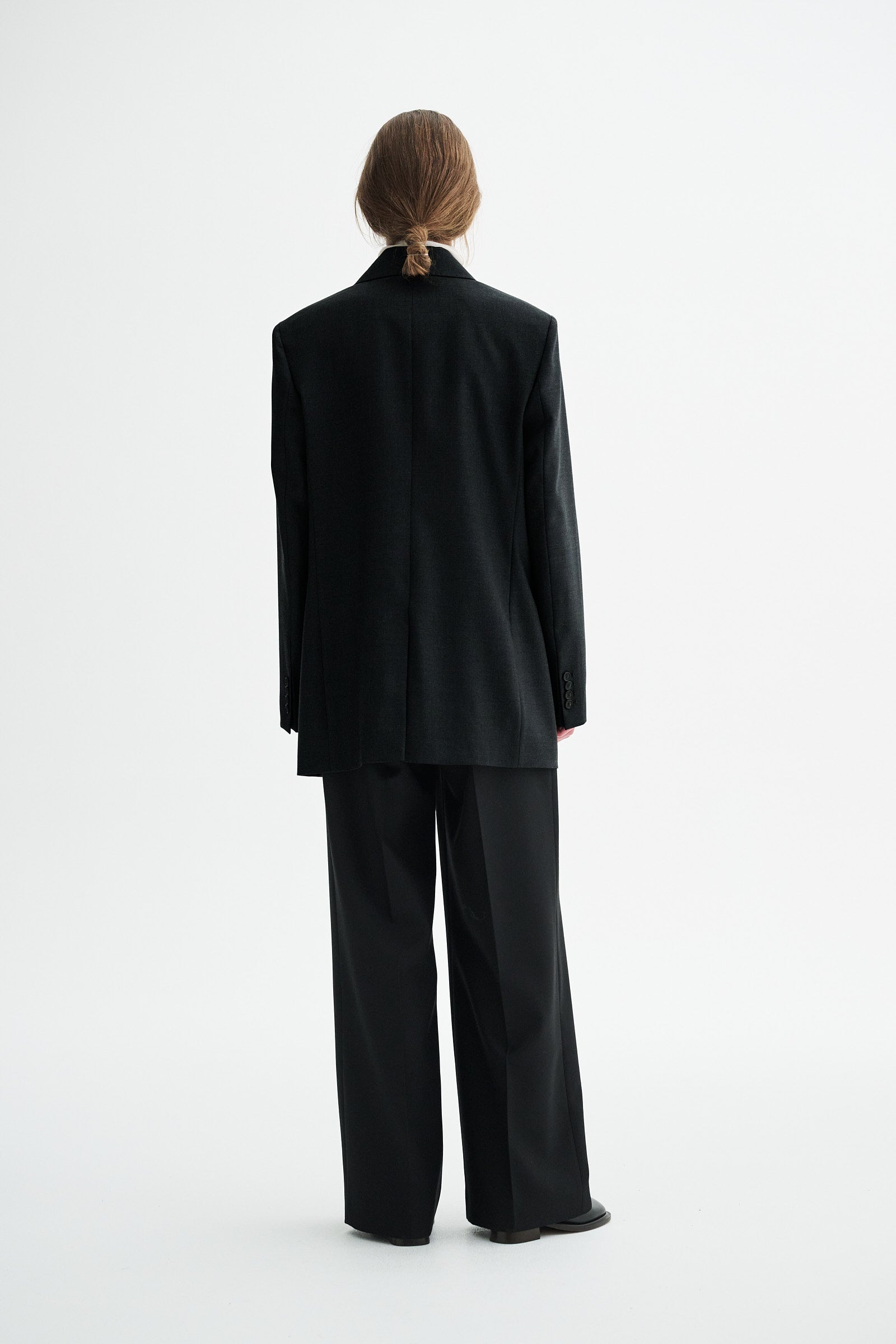 MKDT Studio JAYDEN ECO WOOL TWILL Jackets BLACK