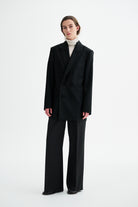 MKDT Studio JAYDEN ECO WOOL TWILL Jackets BLACK