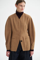 MKDT Studio JESSIE TRANSEASONAL WOOL Jackets PRALINE
