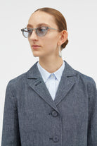 Mark Kenly Domino Tan Juko Soft Denim Jackets NAVY