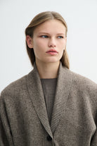MKDT Studio KATSU SILK YAK Sweater Brown Melange