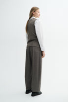 MKDT Studio KIERA SILK YAK Shirts Brown Melange