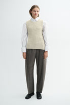 MKDT Studio KIERA SILK YAK Shirts IVORY