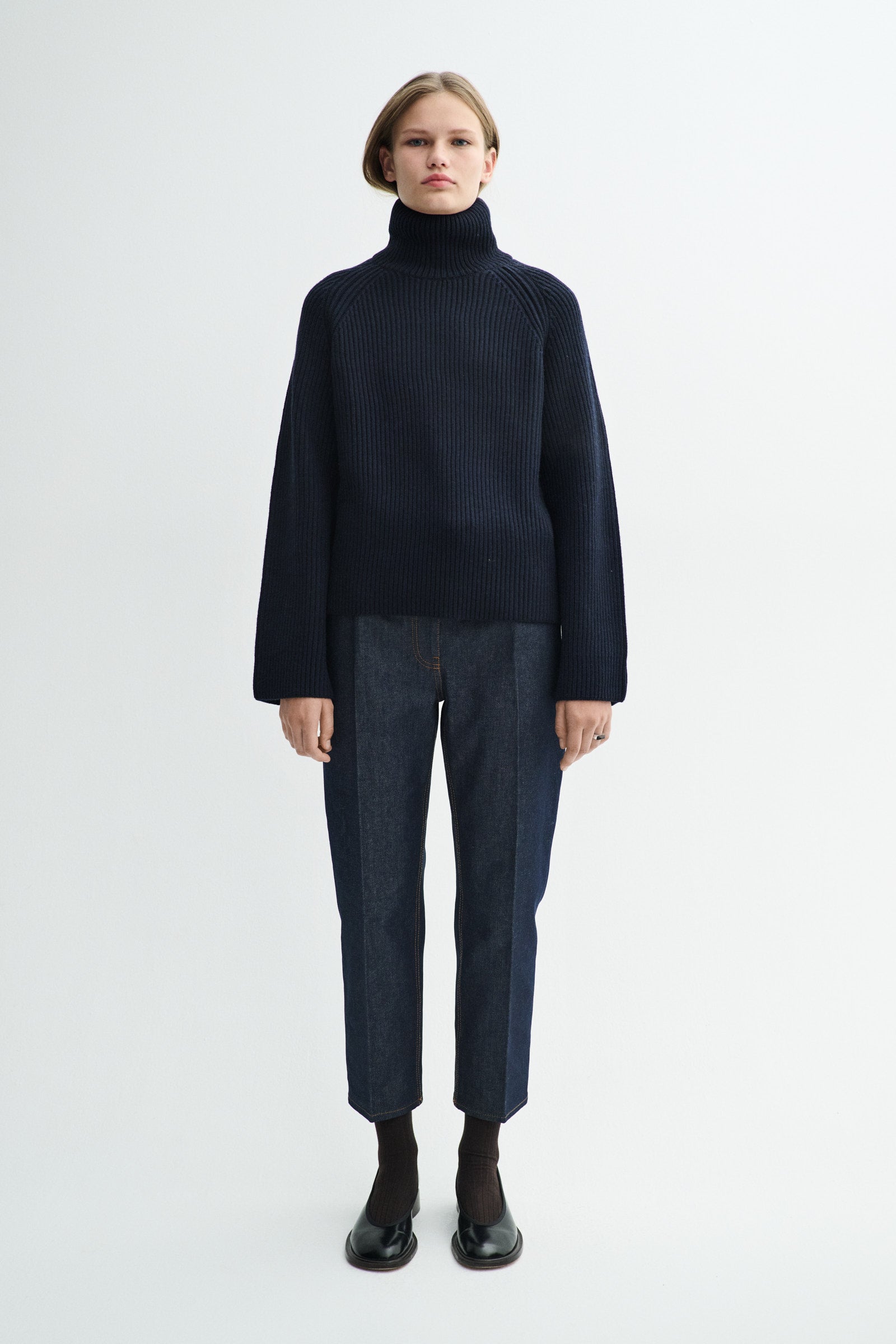 MKDT Studio KORNELLE MERINO Sweater DARK NAVY