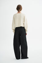 MKDT Studio KORO RAW WOOL Sweater IVORY